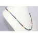 Necklace Strand Beautiful Natural Emerald Ruby Sapphire Round Faceted Beads